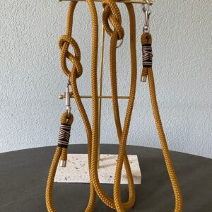 Caramel hondenriem verstelbaar